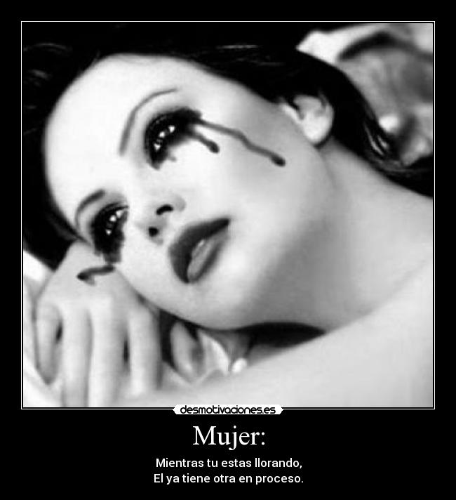 carteles mujer rupturas desmotivaciones