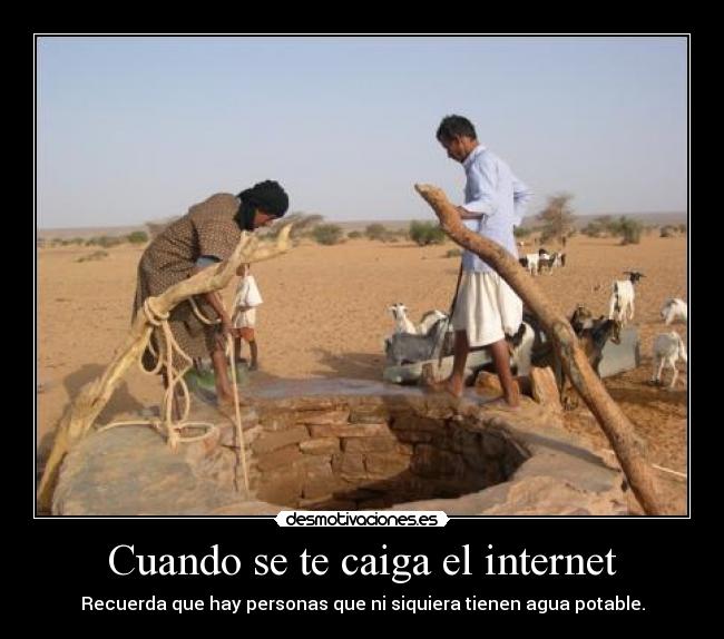 Cuando se te caiga el internet -