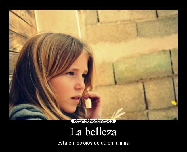 La belleza -