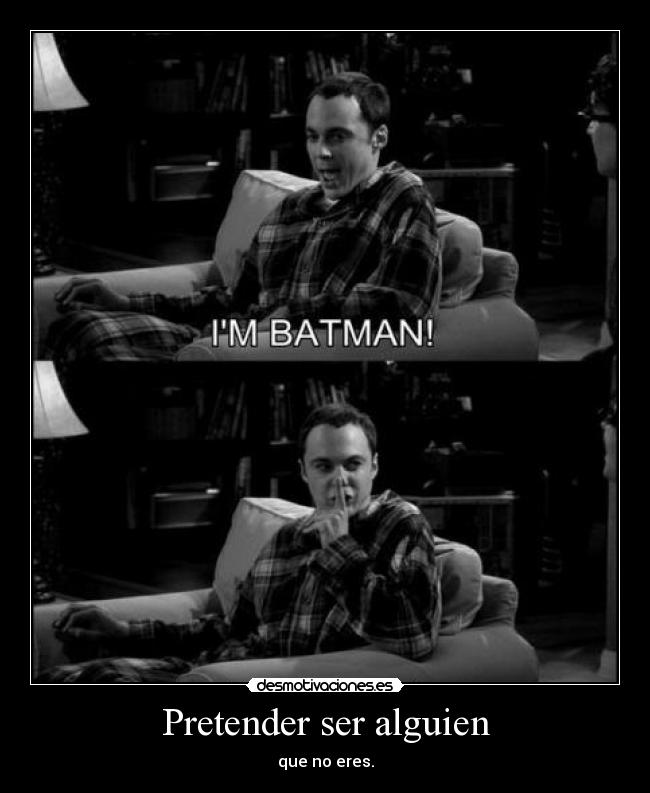 Pretender ser alguien -