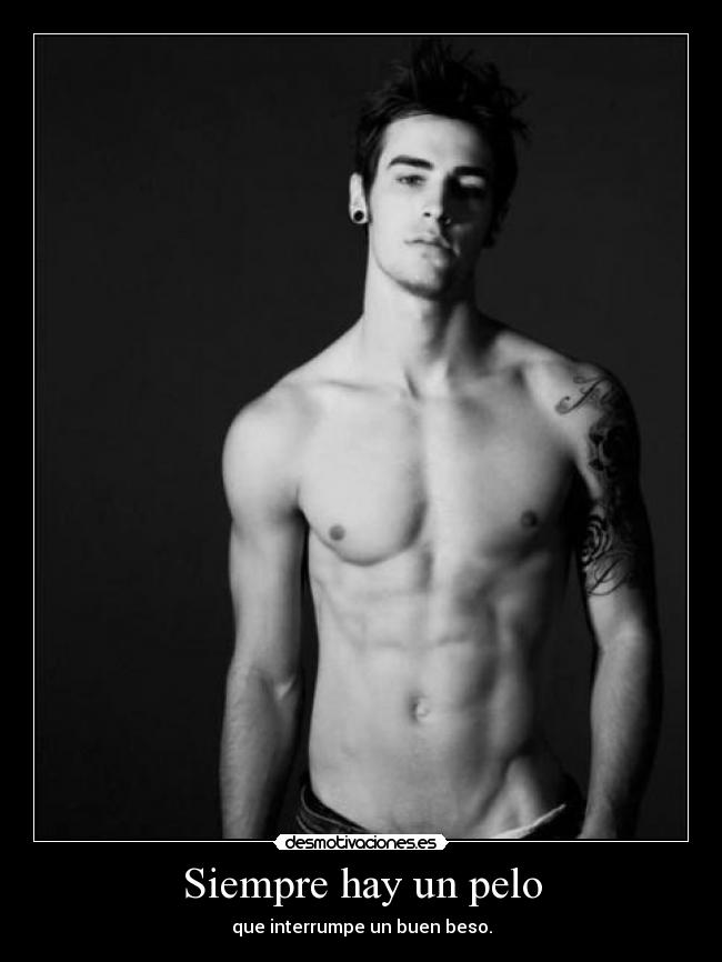 Siempre hay un pelo - que interrumpe un buen beso.