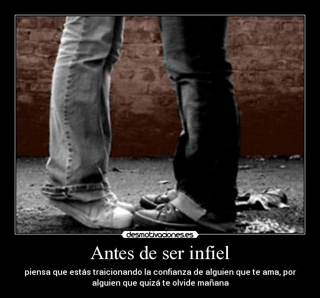 Antes de ser infiel -