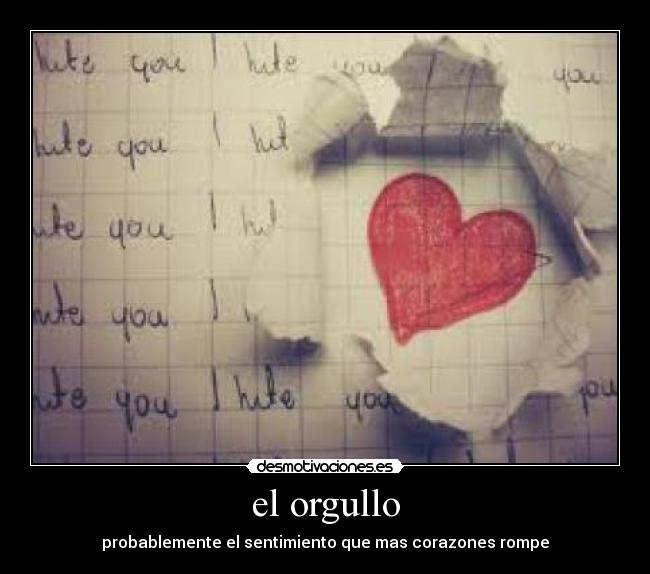 el orgullo - 