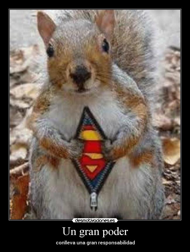 Un gran poder -