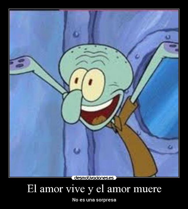 El amor vive y el amor muere - No es una sorpresa