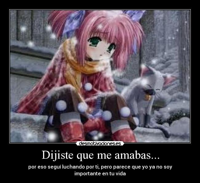 Dijiste que me amabas... - 