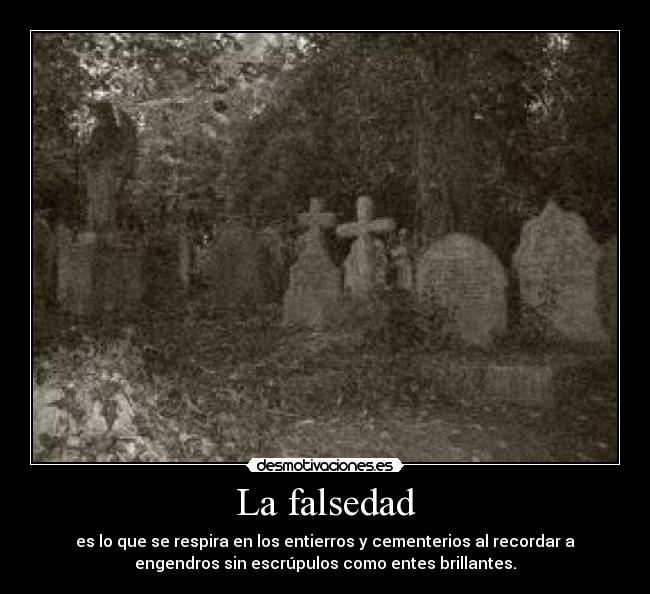 La falsedad - 