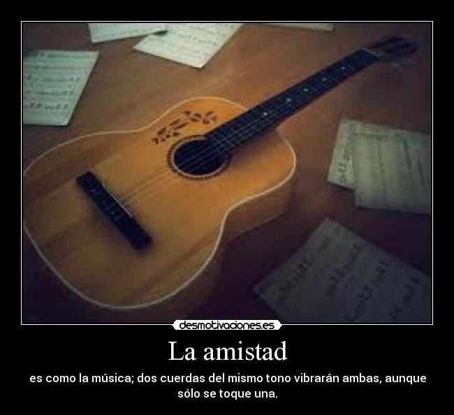 La amistad - 