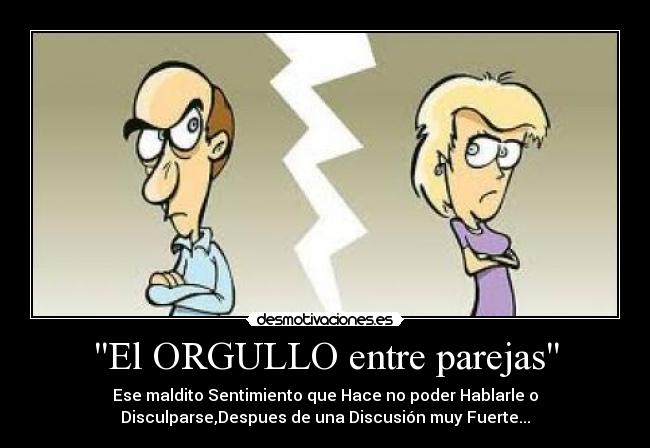 El ORGULLO entre parejas -
