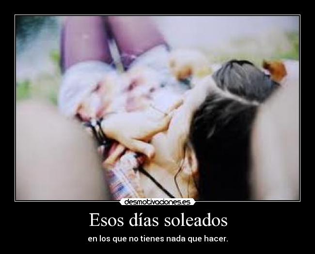 Esos días soleados - 