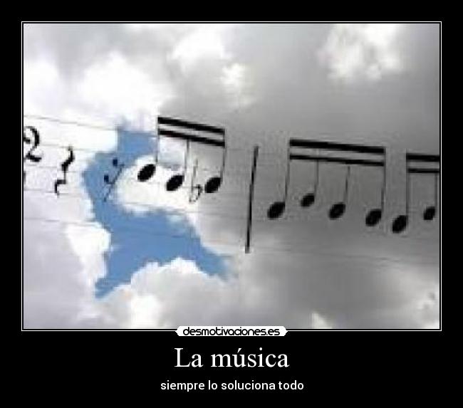 La música -