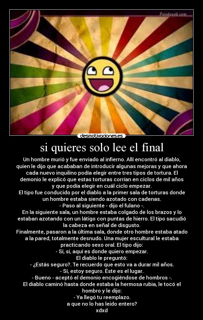 si quieres solo lee el final - 