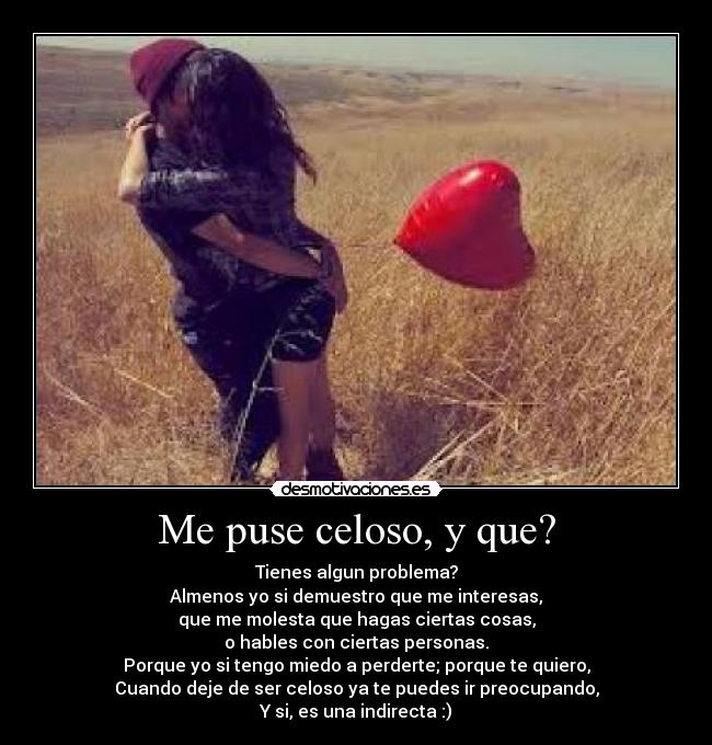 carteles celoso desmotivaciones