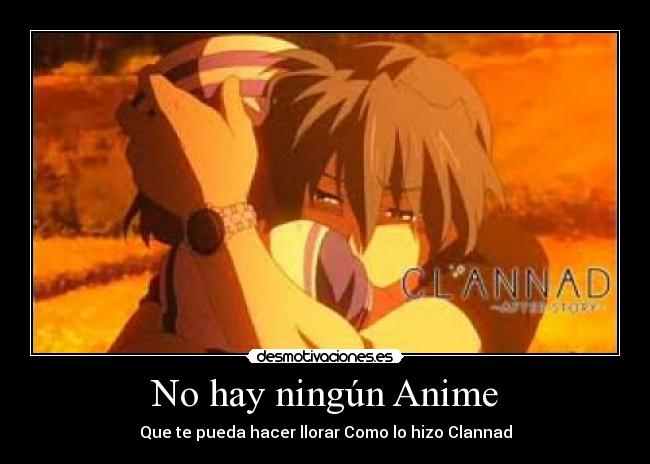 carteles anime anime clannad desmotivaciones
