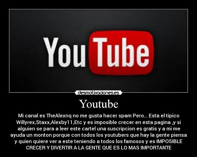 carteles youtube desmotivaciones