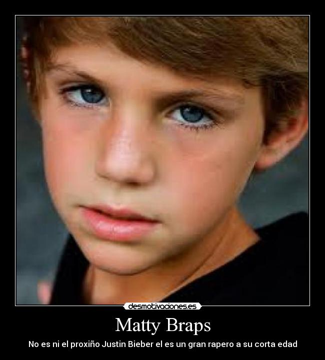 Matty Braps - No es ni el proxiño Justin Bieber el es un gran rapero a su corta edad