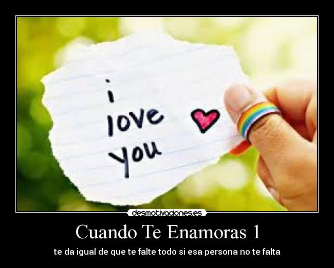 Cuando Te Enamoras 1 -