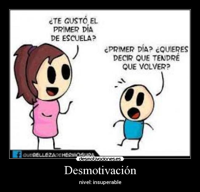 Desmotivación - nivel: insuperable