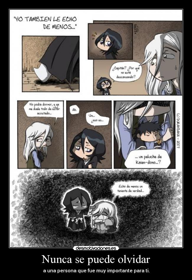 Nunca se puede olvidar -