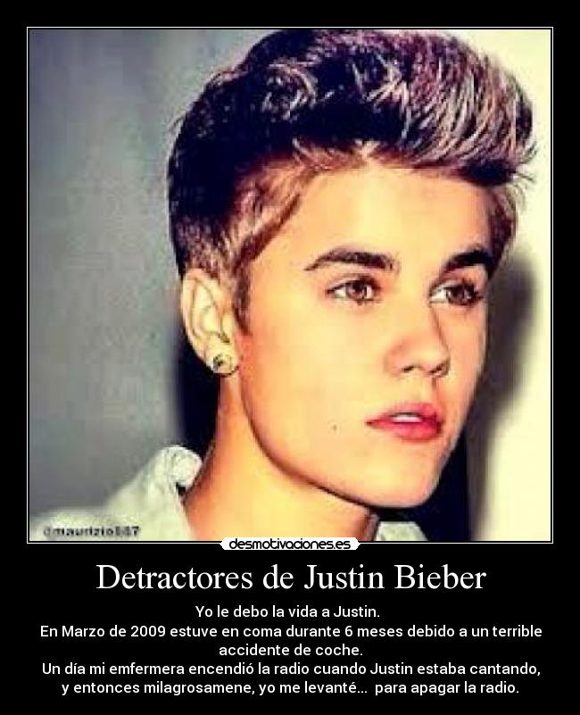 Detractores de Justin Bieber -