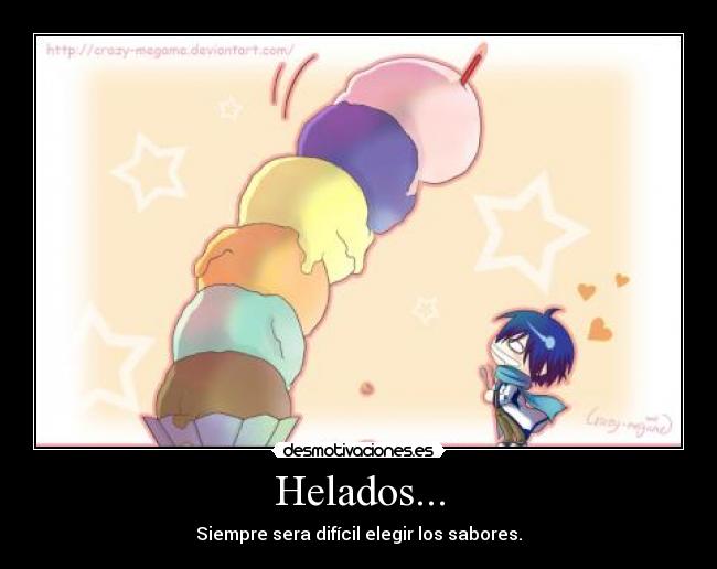 Helados... -