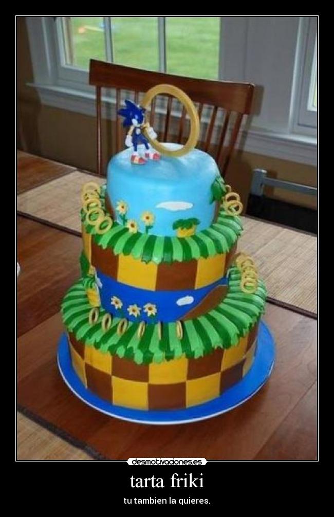 tarta friki - tu tambien la quieres.