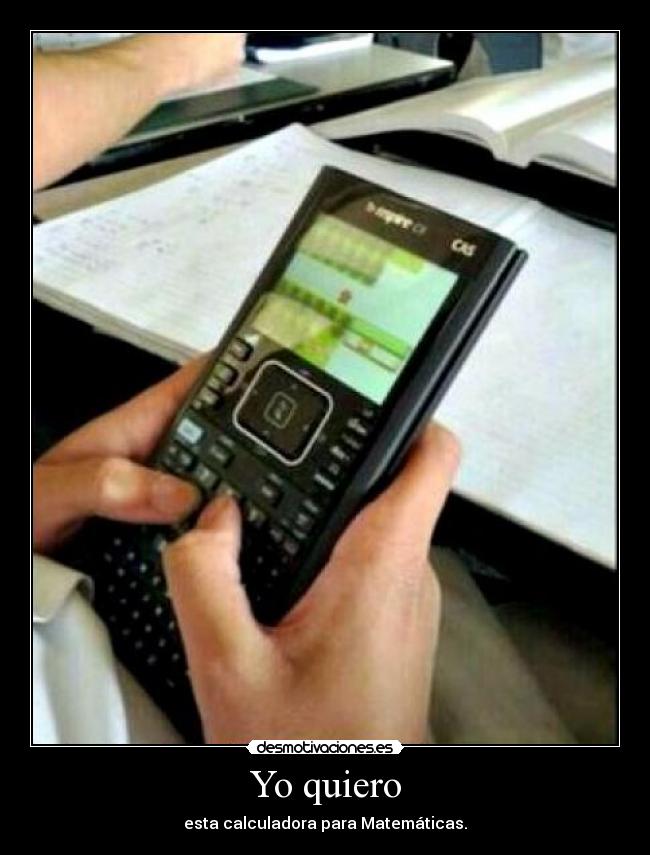 Yo quiero - esta calculadora para Matemáticas.