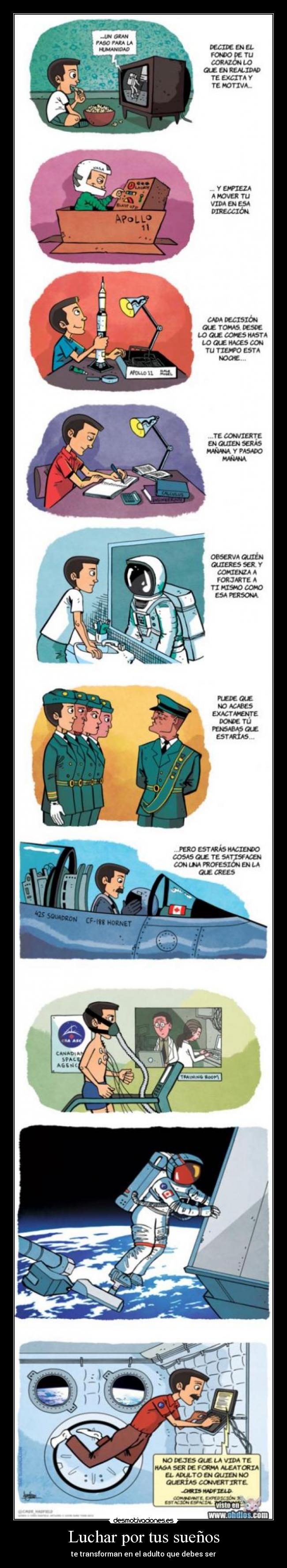 Luchar por tus sueños - te transforman en el adulto que debes ser