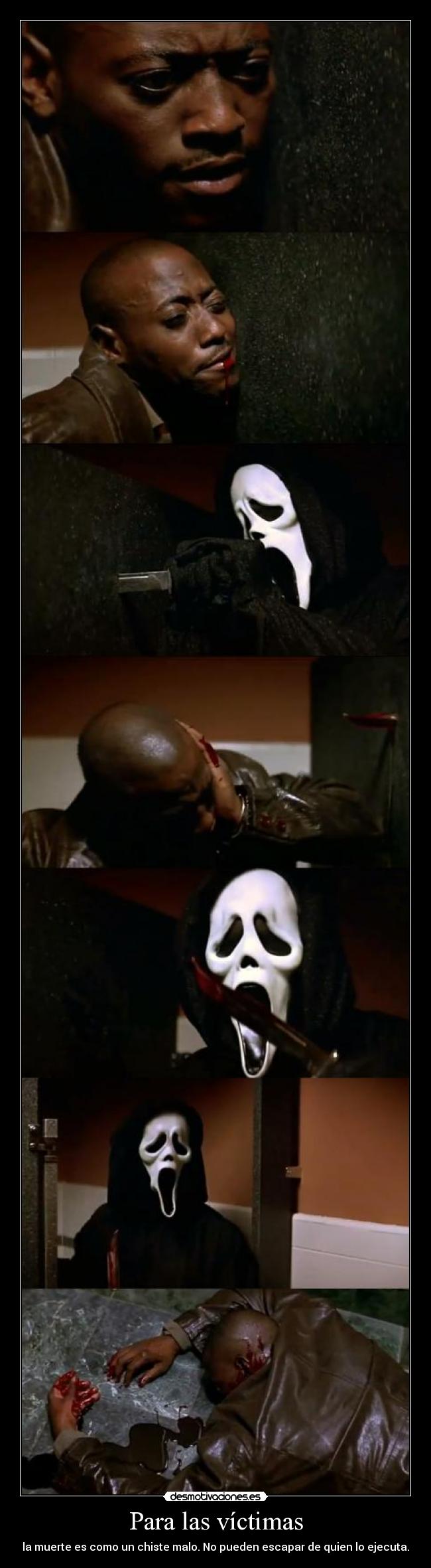 Para las víctimas -