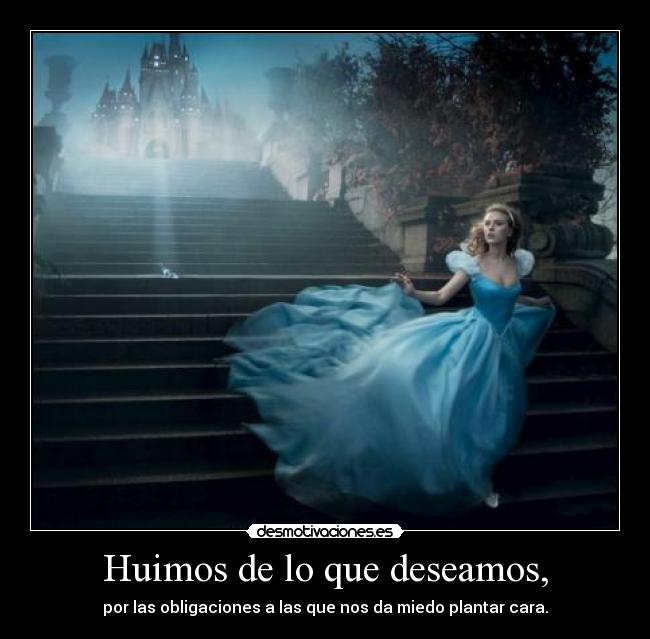 carteles lalala cenicienta que morro tia desmotivaciones