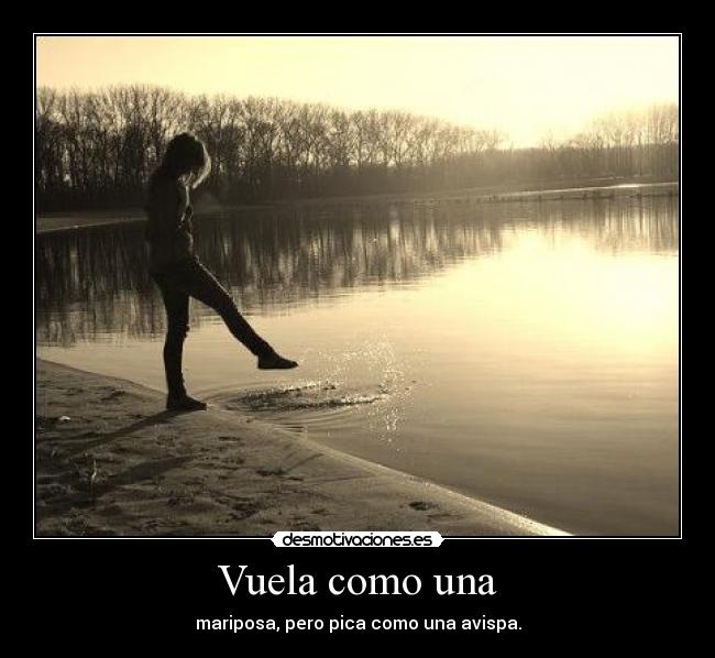 Vuela como una -