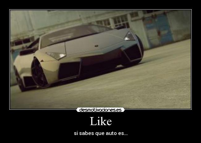 Like - si sabes que auto es...
