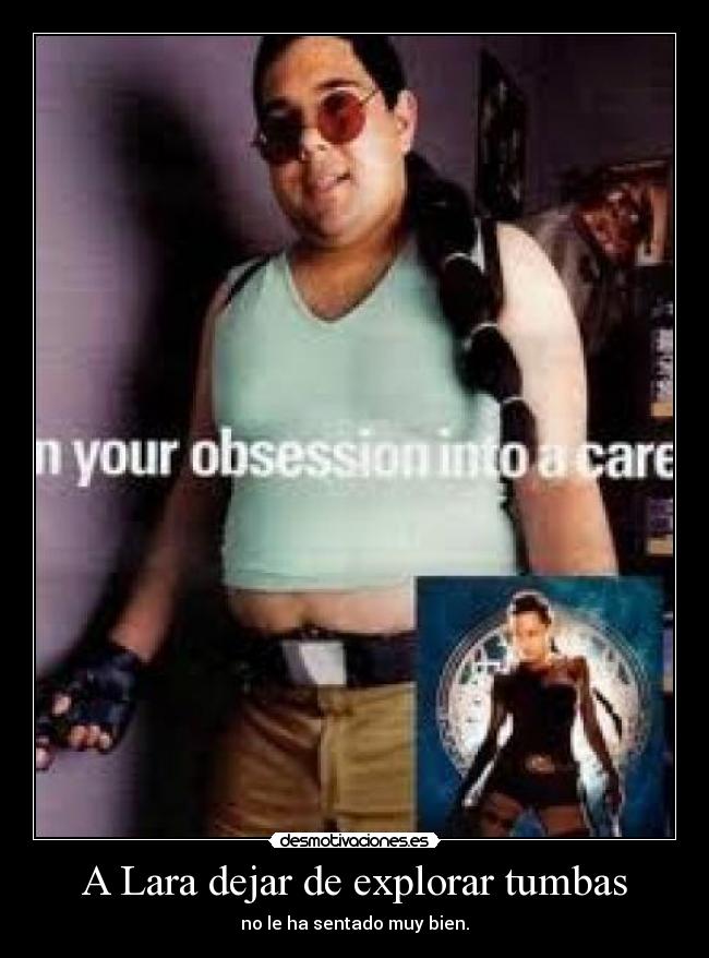 A Lara dejar de explorar tumbas -