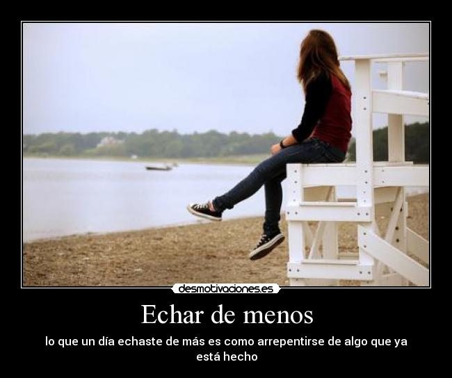 Echar de menos -