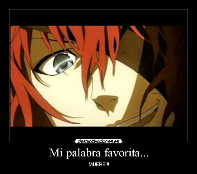 Mi palabra favorita... -