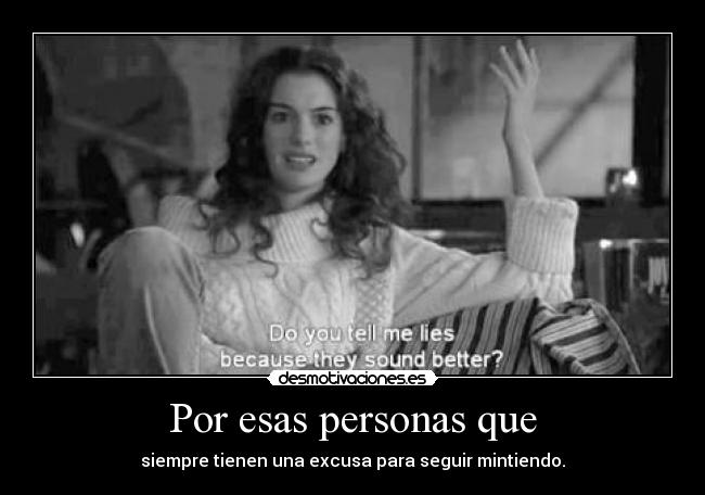 Por esas personas que - 