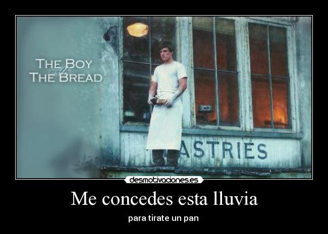 Me concedes esta lluvia -