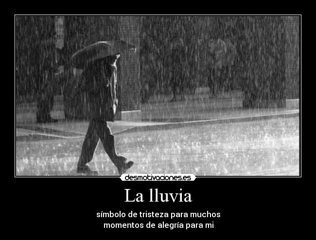 La lluvia - 