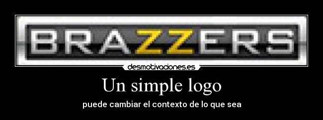 Un simple logo - puede cambiar el contexto de lo que sea