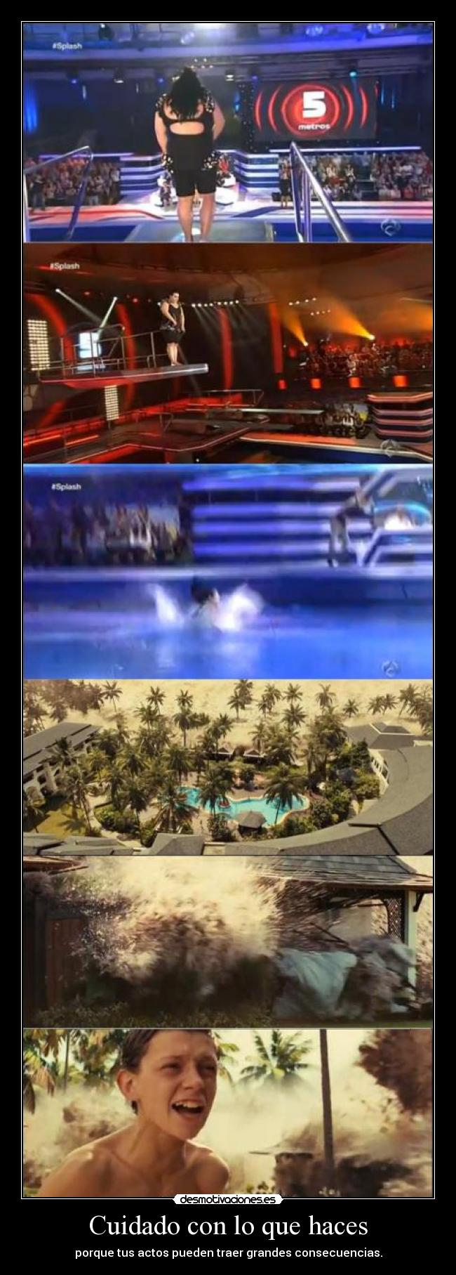 carteles profesorcaos imposible falete splash desmotivaciones