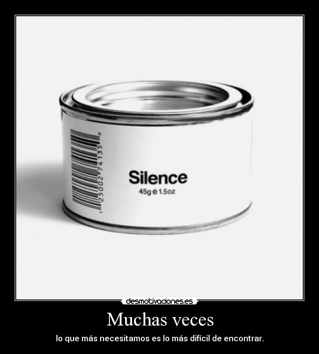 Muchas veces -
