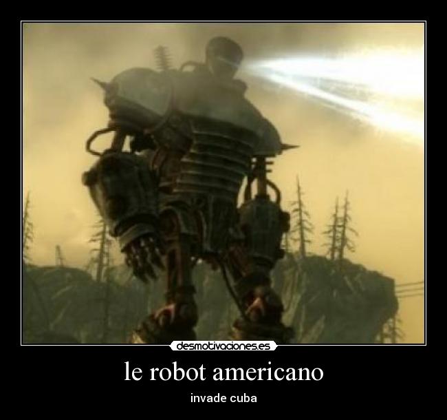 le robot americano - invade cuba