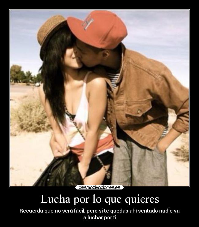 carteles lucha quieres sera facil quedas sentado lucharpor desmotivaciones