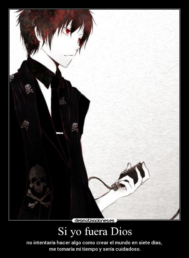 carteles dios durarara izaya orihara desmotivaciones