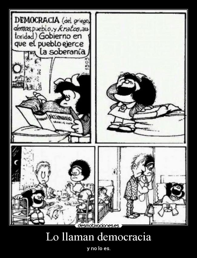 Lo llaman democracia - y no lo es.