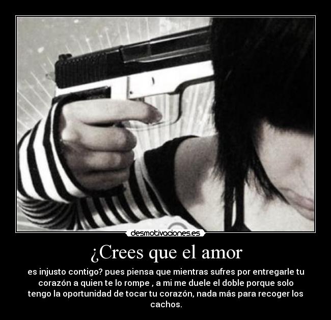 ¿Crees que el amor -