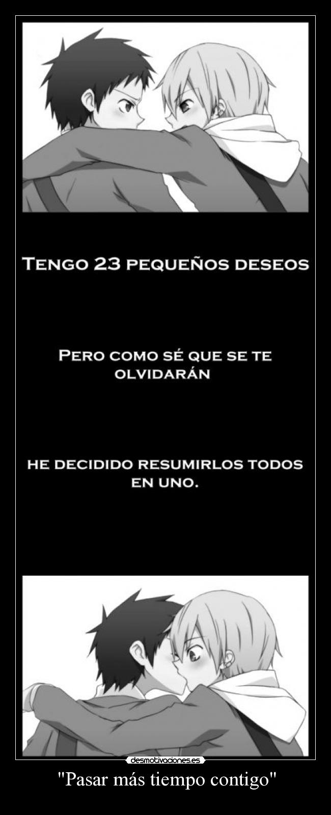 Pasar más tiempo contigo -