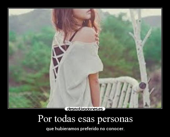 Por todas esas personas - 