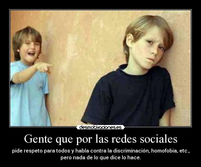 Gente que por las redes sociales -