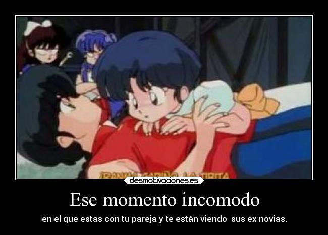 carteles ranma akane tendo saotome shampoo ukyo harukaze manga anime desmotivaciones